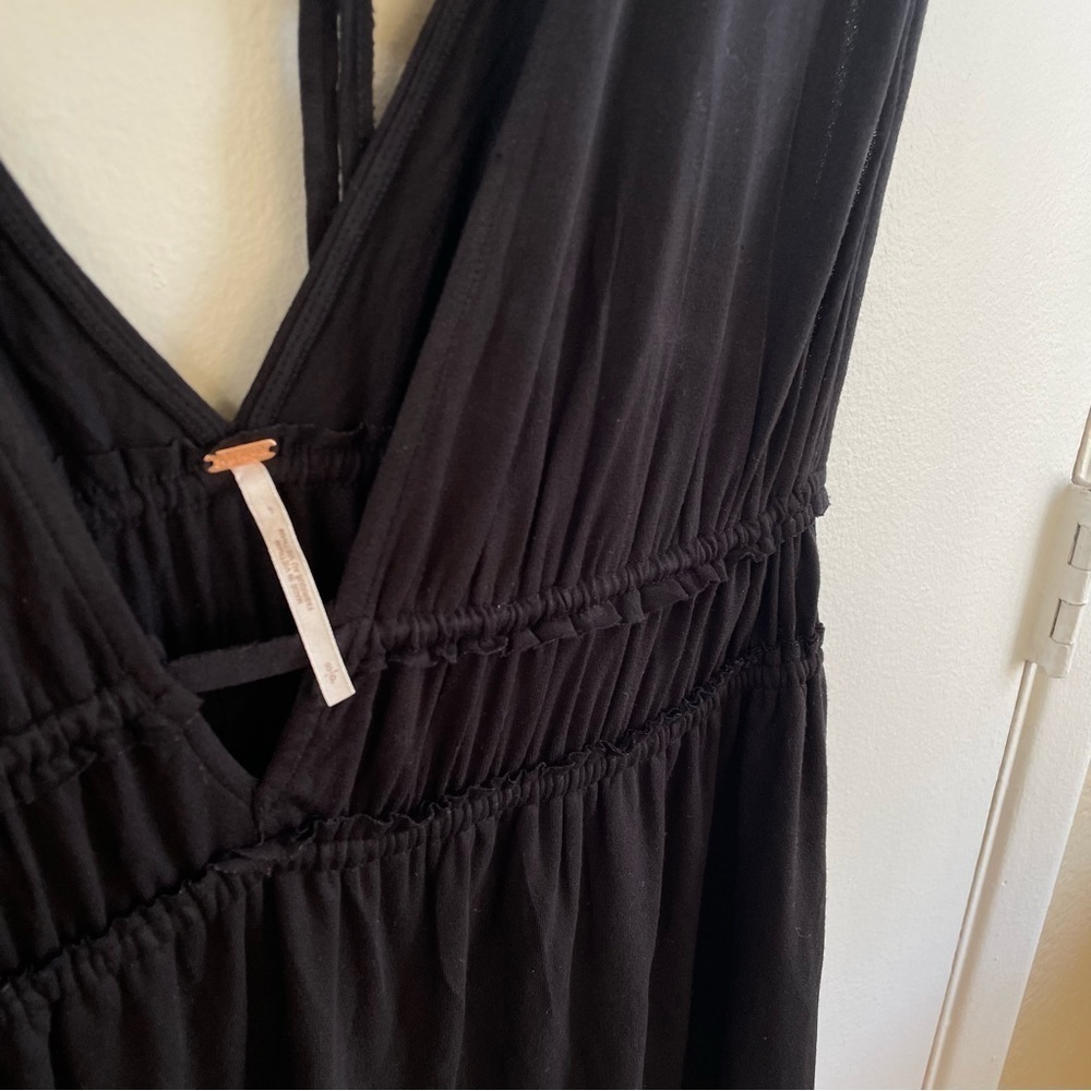 Free People Aries Black Drapey Tank - Picture 5 of 5